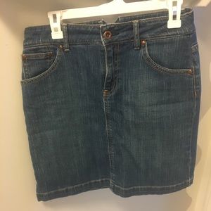 jean skirt